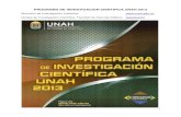 PROGRAMA DE INVESTIGACION CIENTIFICA UNAH 2013 - Biblioteca Virtual en … · 2012. 12. 3. · Is de 2013 Introductorio de ATLAS.TI para Análisis Cualitativo a Ios eoncximientos