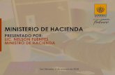 MINISTERIO DE HACIENDA · 2018. 10. 8. · ministerio de hacienda presentado por: lic. nelson fuentes ministro de hacienda 1 san salvador, 8 de octubre de 2018 . convenciÓn sobre