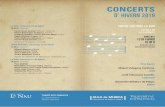 CNCERTS - UV · 2019. 2. 19. · Marina Comes, flauta Álvaro Márquez, piano Álvaro Blázquez, bateria ... setze anys dona per acabada la seua formació Suzuki ... Balada núm.