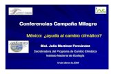 Conferencias Campaña Milagro (3-6-06).pdf · Actualización del Inventario de Emisiones de Gases de Efecto Invernadero • Procesos Industriales y Solventes 1990 – 2003 •Uso