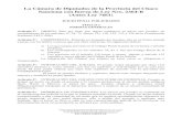 La Cámara de Diputados de la Provincia del Chaco · 2019. 8. 9. · ninguno de los impedimentos de esta ley, el Ministerio de Gobierno, Justicia y Seguridad procederá a la confección