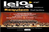 Requiem- Karl Jenkins · 2016. 12. 14. · KARL JENKINS. 8 Leioa Udal Aldizkaria 61. Zbk. LEIOAKO UDAL KONTSERBATORIOAREN baitan sortu zen 2001ean, bertako zuzendari Basilio Astúlezen