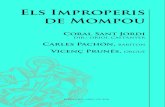 Els Improperis de Mompou - CORAL SANT JORDI...La música de Frederic Mompou conté, immanent, una gran càrrega espiritual. Recerca profunda d’harmonies concomitants amb el dring