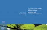 ¿Qué es un acuerdo voluntario de EFI – informe asociación ...1 ¿Qué es un acuerdo voluntario de asociación? – el enfoque de la Unión Europea EU FLEGT Facility EFI – informe