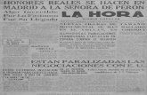 HONORES REALES SE HACEN EN MADRID A LA ...bdigital.binal.ac.pa/bdp/Periodicos/lahorajun 09, 1947.pdfDuarte de Perón, esposa del Presidente de la República Ar gentina, cuando llegó
