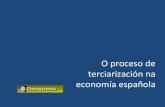O proceso de terciarización na economía española...2010/10/09  · un aumento importante da poboación activa que se dedica ao sector terciario e da aportación que este realiza