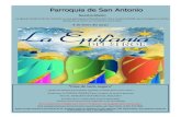 Parroquia de San Antonio - St. Anthony · 2020. 12. 31. · La Iglesia Católica de San Antonio es una parroquia culturalmente rica y comprometida, ... Visita, oh bendito Señor,