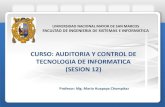 CURSO: AUDITORIA Y CONTROL DE TECNOLOGIA DE … · 2019. 7. 8. · 3. Modelo de Auditoria para el Desarrollo y Mantenimiento de Sistemas. El Proceso de Auditoría según ISO 12207