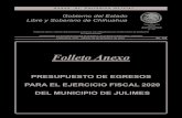 Folleto Anexo - Chihuahua · 2019. 12. 30. · ANEXO AL PERIÓDICO OFICIAL 1 ... A n e x o a l P e r i ó d i c o O f i c i a l Gobierno del Estado Libre ... 1710 Estímulos 250,000.00