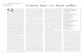 El Boomeran(g) - TEORÍA LITERARIA Cómo leer un best seller · 2010. 7. 22. · Arturo Pérez Reverte EL ASEDIO Alfaguara, Madrid 728 pp. 22,50 ... texto cultural es clave,porque