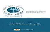 Informe de Progreso Pacto Mundial 2011capalcover.cat/wp-content/uploads/2018/04/“Pacto... · 2018. 4. 27. · Ciclo de presentación del Informe de Progreso: Anual Estrategia y