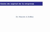 Dr. Marcelo A. DelfinoArgentina: Frecuencia de uso del CAPM Corporaciones Asesores Financieros y PEF Banca y Seguros Usa CAPM 68% 64% 67% Usa APT 8% 0% 0% Otro: 24% 9% 17% Costo del