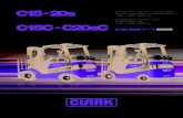Combustión Interna - GLP Ruedas macizas 1500 / 1800 / 2000 ......La serie GEN2 C15-20s y C15C-20sC contribuye con orgullo al excepcional historial de construcción de CLARK de las