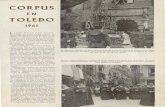 CORPUS - Toledo · 2018. 6. 28. · 1 1 CORPUS EN TOLEDO 1961 La Fiesta Mayor de Toledo, indudable mente, es la del Corpus Cbristi. En varias ocasiones nos hemos ocupado en las páginas