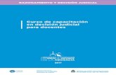 Curso de capacitación en decisión judicial para docentes · 2020. 1. 2. · 2017 Curso de capacitación
