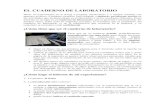 EL CUADERNO DE LABORATORIO - Fisica.rualvaro.fisica.ru/.../14/2020/08/Cuaderno-de-laboratorio.pdf · 2020. 8. 22. · EL CUADERNO DE LABORATORIO. Hacer un experimento no se limita