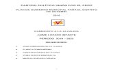 PARTIDO POLÍTICO UNIÓN POR EL PERÚ · 2019. 6. 21. · 1 partido polÍtico uniÓn por el perÚ plan de gobierno municipal para el distrito de huasmÍn 2019 candidato a la alcaldia