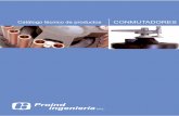 Catálogo técnico de productos CONMUTADORES · 2020. 4. 22. · conmutador rotativo de tensiÓn detalle del tipo de comando estandar. informacion sobre tipos de comando en hoja c-230