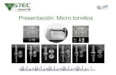 2019 06 - Presentacion - Micro tornillos ASTEC · 2021. 3. 10. · Microsoft PowerPoint - 2019 06 - Presentacion - Micro tornillos ASTEC Author: User Created Date: 3/4/2021 11:05:31