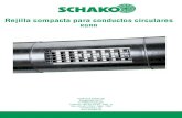 KGRR - SCHAKO · 2020. 5. 20. · Los difusores lineales integrados en conductos circulares con una longitud >1000 mm se fabri can en dos piezas y se unen en fábrica mediante un