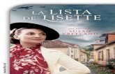 La lista de Lisette · 2020. 11. 13. · LA LISTA DE LISETTE Susan Vreeland La historia de una mujer y su pasión por el arte en el sur de la Francia de Vichy, con la Segunda Guerra