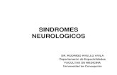 SINDROMES NEUROLOGICOSjlefimil/Sd_neurologicos.pdf · 2007. 3. 11. · SINDROME DEMENCIAL • Deterioro cognitivo múltiple (2 funciones cognitivas o más) • Adquirido • Sin compromiso