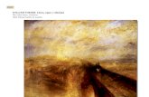 WILLIAM TURNER: Lluvia, vapor y velocidad - Valdearcosvaldearcos.es/Comentarios/Bloques4_5_6/162 Lluvia, vapor... · Web viewla pintura romántica inglesa precursora, en muchos aspectos,