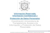 Información Reservada, Información Confidencial y Protección de …colaboracion.uv.mx/rept/files/2013-02/042/PIR... · 2014. 1. 20. · Información Reservada, Información Confidencial