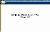 RENDICIÓN DE CUENTAS 2008-2009 - DEFENSORIAAudiencia Pública de Rendición de Cuentas 2008-2009 Resoluciones Defensoriales N 51: Derechos Humanos en las subregiones del bajo Atrato