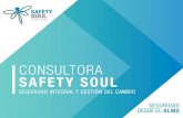 CONSULTORA SAFETY SOUL Safety Soul.pdf · 2020. 9. 4. · de emergencias Ing. Civil Industrial Diseño integral Diseñadora Gráﬁca Ergónomo ... Plan de continuidad de negocio,
