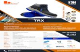 TRX · calzadobrisco.com Brisco calzado industrial ® 113 - STPS - 2009 Casco de Poliamida Forro para frescura interna Soporte en Tobillo Plan lla an fa ga
