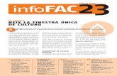 febrer 2012 infoFAC 23 FAC 23febrer 2012 1 en portada NEIX LA FINESTRA ÚNICA DE CULTURA 2 passem comptes VISITES AL TERRITORI NOVES ENTITATS FEDERADES COMISSIONS DE …