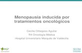 Menopausia inducida por tratamientos oncológicos · 2013. 12. 5. · Menopausia inducida por los tratamientos: 22-61% de mujeres 40 años. (Del