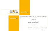 Fundamentos Físicos de las Comunicaciones TEMA 6 ... · Escuela Técnica Superior de Ingeniería ICAI FISICA 2 TRABAJO Y ENERGÍA 1 Ley de Coulomb ത= 1 4 𝜀0 1⋅ 2 2 𝜀0=8.854∙10−12𝐶2/𝑁∙