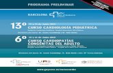 Dr. Jaume Casaldàliga Dra. Mª Teresa Subiranacomunicamos que el próximo 13º Curso de Cardiología Pediátrica y 6º Curso de Cardiopatías Congénitas tendrán lugar los días