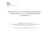 PROTOCOLO DE PREVENCIÓN Y CONTROL DE CORONAVIRUS … · 2020. 9. 8. · 4 PROTOCOLO DE PREVENCIÓN Y CONTROL DE CORONAVIRUS COVID-19. COLEGIO DE ÓPTICOS, CONTACTÓLOGOS Y OPTÓMETRAS
