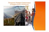 Proyecto Pampa Camarones - SONAMI · Proyecto Pampa Camaronres En la comuna de Camarones, 80 kilómetros al sur de Arica. En la actualidad, es el único proyecto cuprífero que se