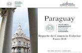 Paraguay · 2018. 2. 20. · Durante tres años consecutivos, las exportaciones del mes de enero se redujeron respecto a las del año anterior. Gráfico 1: Evolución de Exportaciones