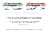 BOLETÍN No. 1 CLUB BOCALAGUNA, CHAPALA, JALISCO MÉXICOiwwfed.com/wp-content/uploads/2018/07/Boletin-1-III... · 2018. 7. 5. · III Campeonato Latinoamericano y 2018 IWWF Campeonato