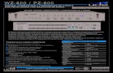 WZ-600 / PZ-600...El módulo WZ-600 permite la dirección de cualquier entrada de música, avisos y mensajes pregabados con cualquiera de las 6 salidas, aportando flexibilidad, mediante