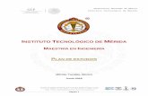 PLAN DE ESTUDIOS - Itmerida · 2017. 10. 9. · Junio 2016 . Instituto Tecnologico de Mérida, ... catálogo de materias, ... actividades que permitan una formación sólida en el