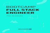 BOOTCAMP FULL STACK ENGINEER...Durante la primera parte del Bootcamp obtendrás las habilidades en el manejo de herramientas para el maquetado de sitios web. Aprenderás a crear estructuras