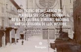 SOL·LICITUD DE DECLARACIÓ DEL PLA DE LA SEU I EL SEU … · 2011. 2. 15. · Antecedents arqueològics i històrics de la zona ... d’època moderna i contemporània, com els palaus