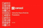 Instructivo Nuevo Portal de Proveedores - Carozzi Corp...Ingreso al portal de proveedores para obtener Nº Atención Correo confirmación Envío del DTE a casilla electrónica Carozzi@signature.cl