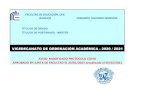 TÍTULOS DE GRADO TÍTULOS DE POSTGRADO - MÁSTER · tÍtulos de postgrado - mÁster vicedecanato de ordenaciÓn acadÉmica - 2020 / 2021 aviso: modificado protocolo covid aprobado
