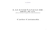 LAS ENSE‘ANZAS DE DON JUAN Carlos Castaneda
