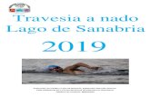 Travesia a nado Lago de Sanabria 2019 · 2019. 6. 11. · Federación de Castilla y León de Natación. Delegación Natación Zamora. Calle Villalpando Nº 7 Piscina Municipal Climatizada