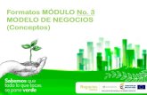 Formatos MÓDULO No. 3 MODELO DE NEGOCIOS (Conceptos) DE NEGOCIOS... · 2018. 5. 15. · MODELO DE NEGOCIOS & MODELO DE NEGOCIOS VERDES (Conceptos) MÓDULO No.3 Modelo de Negocios