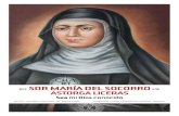 SOR MARÍA DEL SOCORRO ASTORGA LICERAS · 2020. 2. 10. · or María del Socorro, en el siglo María Claudia Josefa, nació el 30 de octubre de 1769, en Archidona, Málaga. Fueron