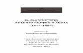 EL CLARINETISTA ANTONIO ROMERO Y ANDÍA (1815-1886) · 2019. 11. 21. · futuras tesis, ya que en él, se ha recopilado casi la totalidad de las obras editadas por Romero que compró